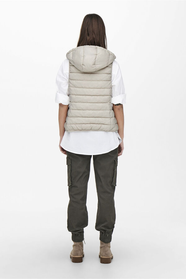 Only Mid-season vest brown