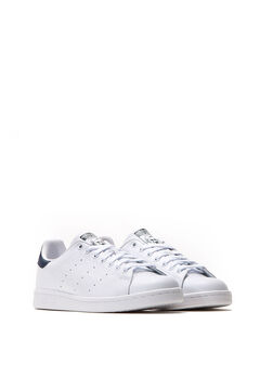 Springfield Perforated bands leather sneaker white