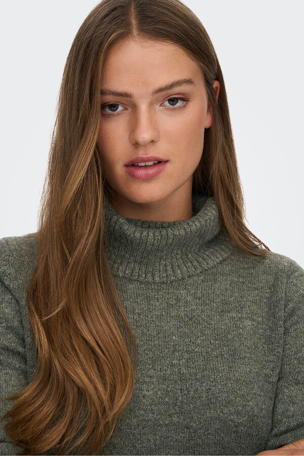 JDY Strick- kurzes Kleid Gr&uuml;n