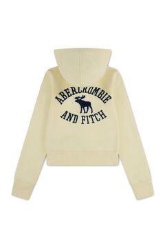 Abercrombie Kids Sweatshirt com capuz e fecho-&eacute;clair