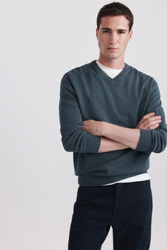 Springfield V-neck basic jumper
