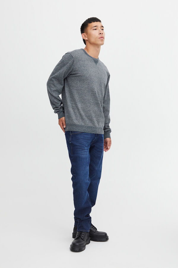 Blend Jersey de Punto cuello redondo azul