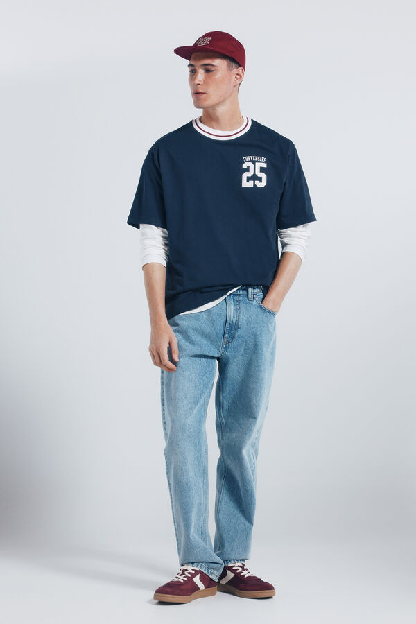 Springfield T-shirt subversif 25 bleu