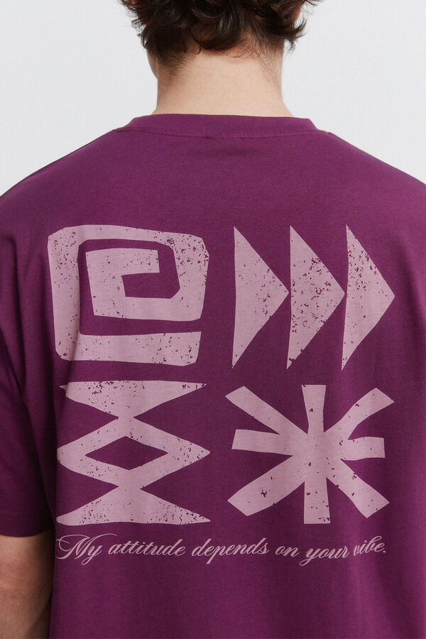 Springfield Camisetas formas nativas morado/lila