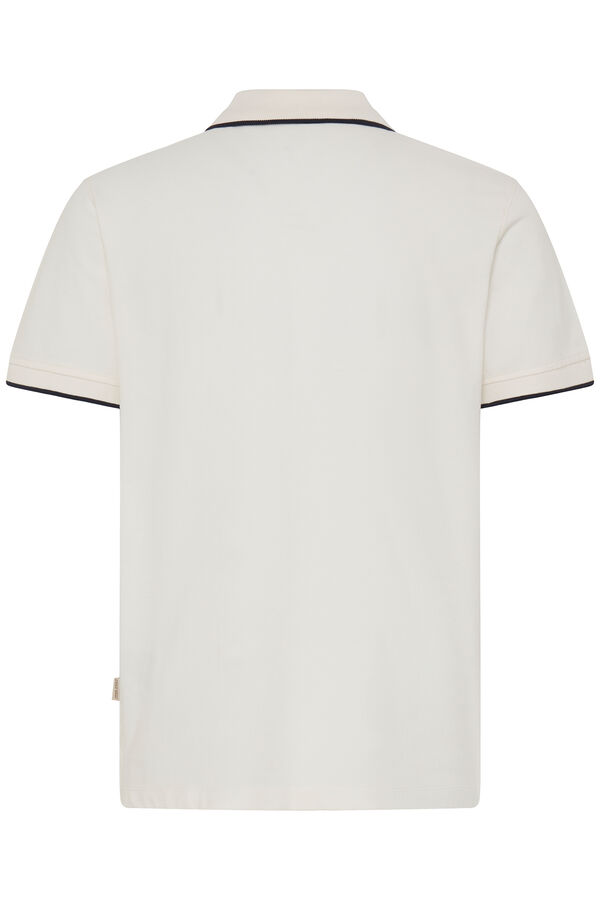 Blend Piqu&eacute; Polo Shirt white