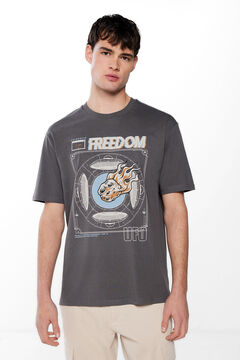Springfield T-shirt freedom demi gris