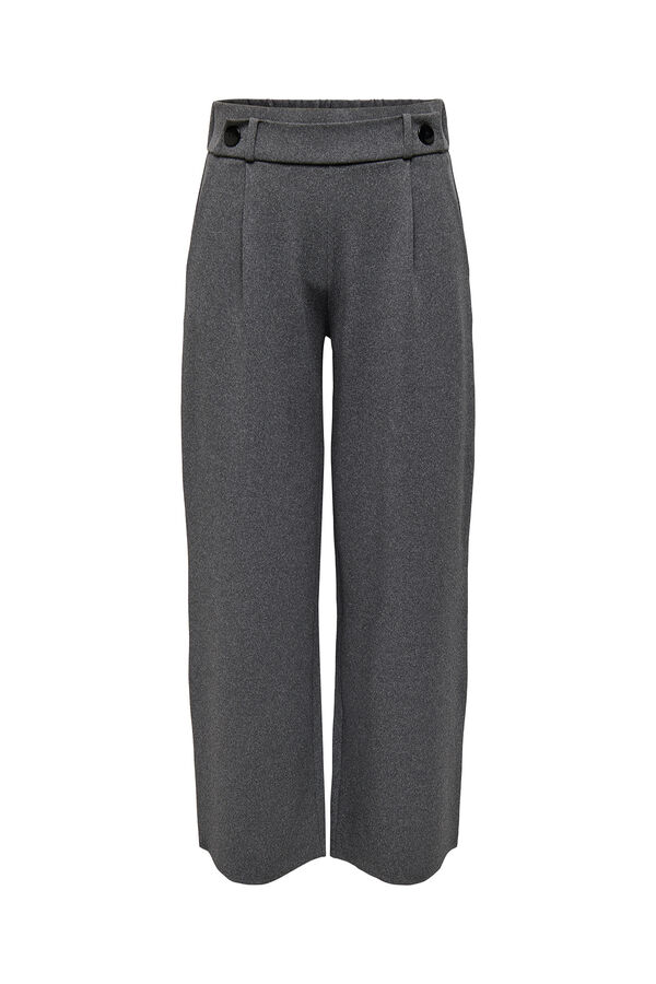 JDY Pantal&oacute;n largo wideleg gris