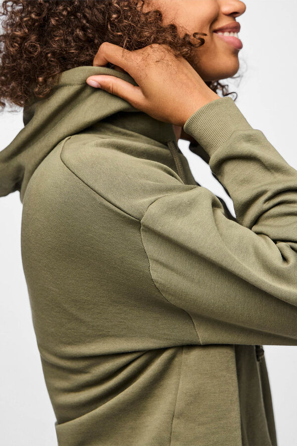 Pieces Sudadera basica verde