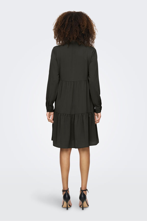 JDY Kurzes Hemdkleid Grau