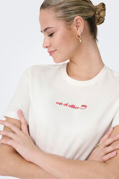 Only Camiseta texto frontal