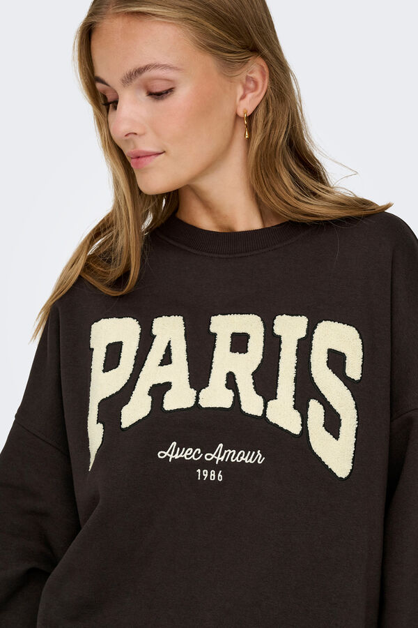 JDY Round neck sweatshirt nude