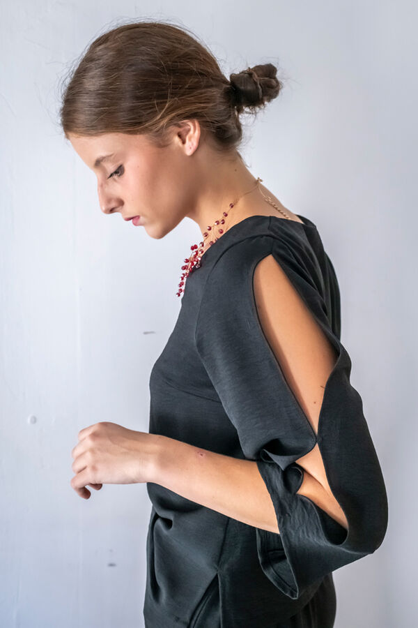 Cul Sac Camisa de manga larga preto