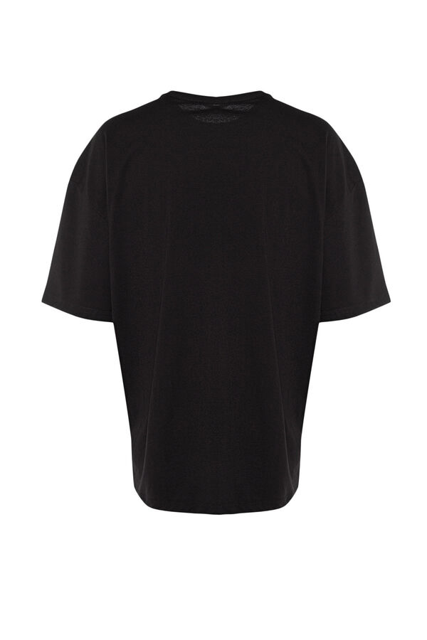 Trendyol Short-sleeved T-shirt black
