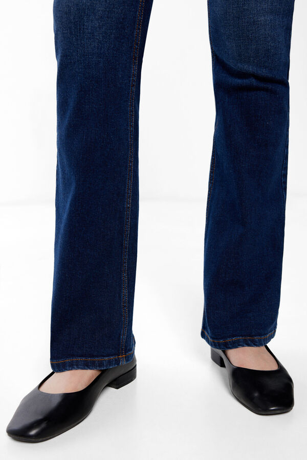 Springfield Bootcut Jeans blau