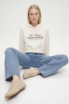 Tiffosi Young Sweatshirt cropped com capuz