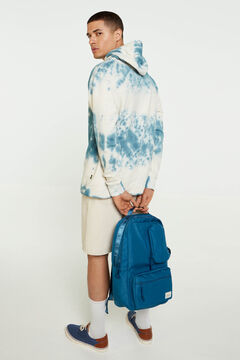Springfield Single-colour multi-pocket backpack royal blue