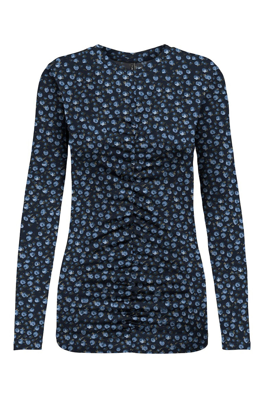 Top fruncido estampado floral