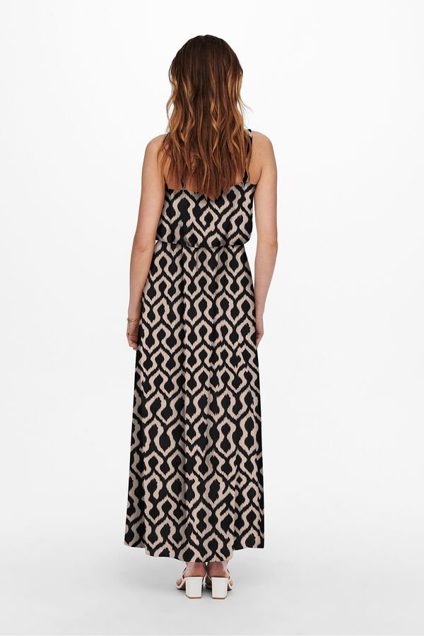 Only Langes einfarbiges Kleid Braun