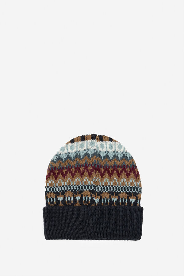 Springfield Gorro beanie jacquard azul