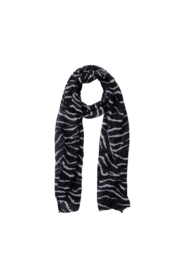 Springfield Zebra print scarf. crna
