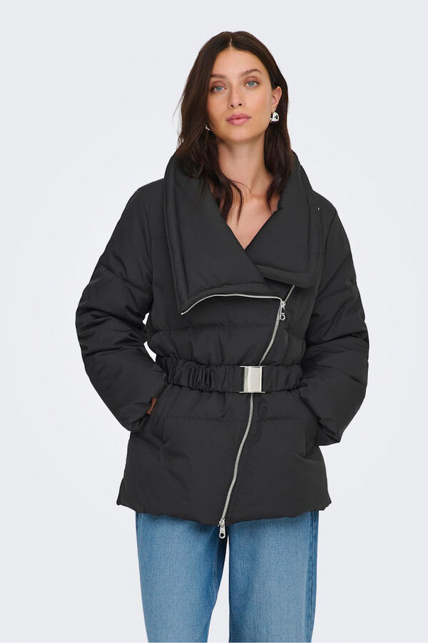 Only Gepolsterte Jacke Schwarz