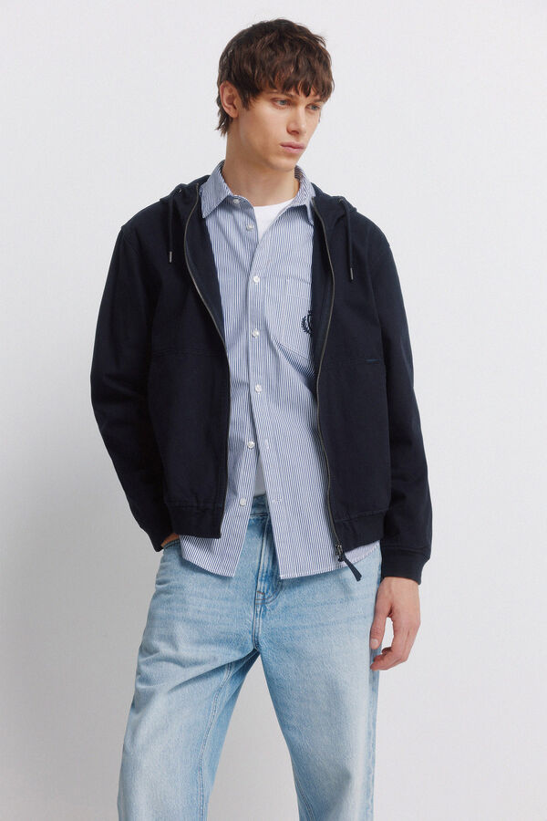 Springfield Light wash straight fit jeans blue