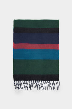 Springfield Colour block scarf navy