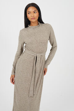 Brave Soul Vestido largo con cintur&oacute;n