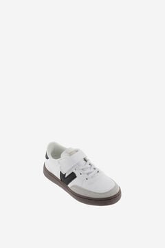 Victoria T&ecirc;nis Victoria Oslo de pele sint&eacute;tico com detalhes contrastantes e cadar&ccedil;os el&aacute;sticos