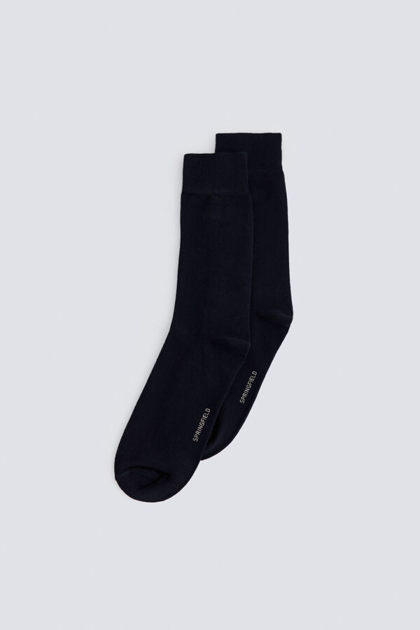 Springfield Plain long sock blue