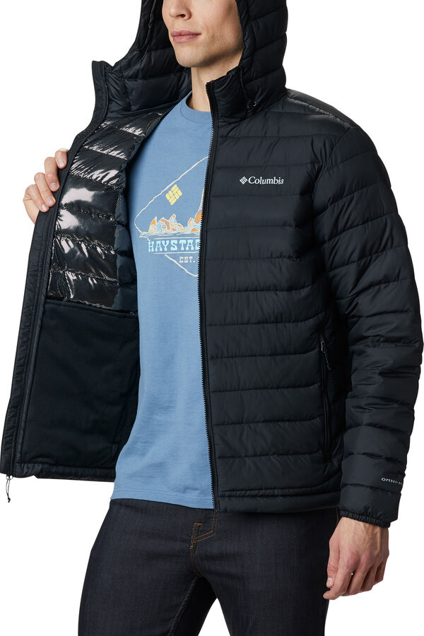 Springfield Columbia Powder Lite hooded jacket for men™  crna