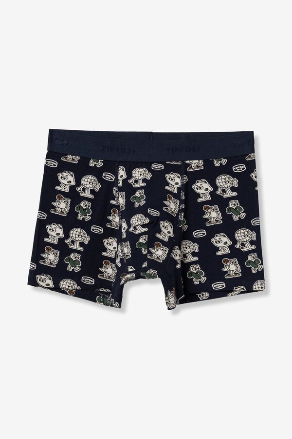 Tiffosi Boxers with animated characters blue
