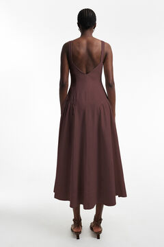 Topshop Vestido midi de al&ccedil;as