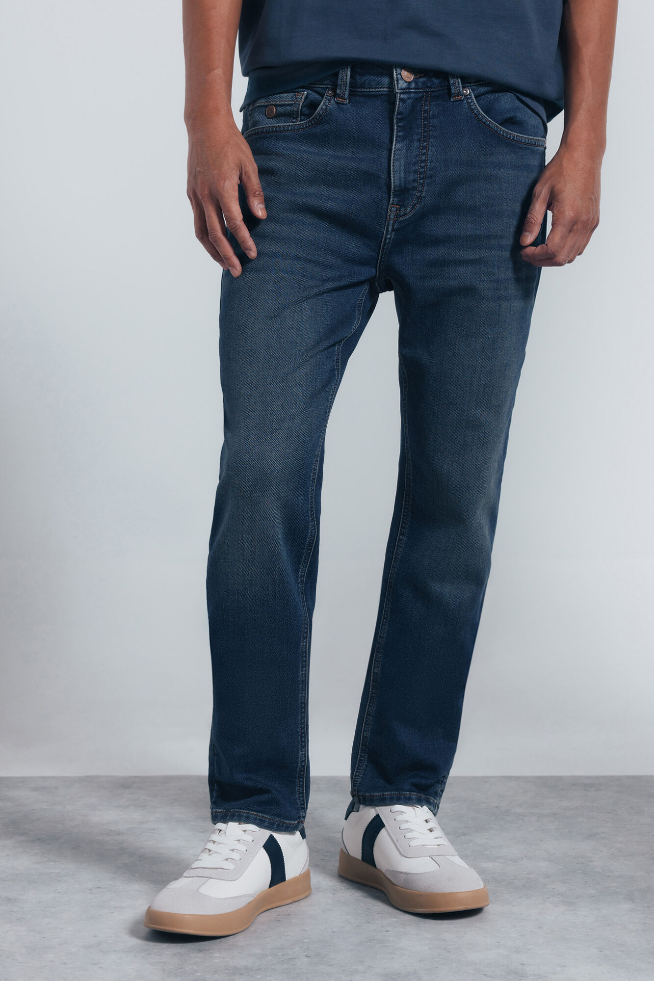 Springfield Jeans en knit denim sobretintado slim fit