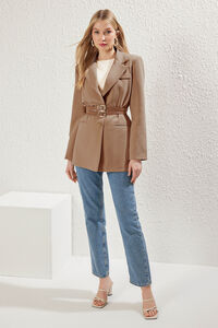 Trendyol Casaco com cinto duplo