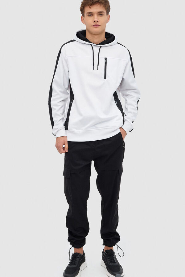 Inside Sudadera Con Capucha blanco