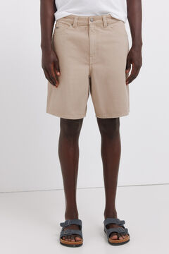 Springfield Bermuda 5 bolsillos lavada straight fit