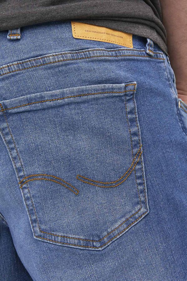 Jack & Jones PLUS Plus size tapered fit jeans blue