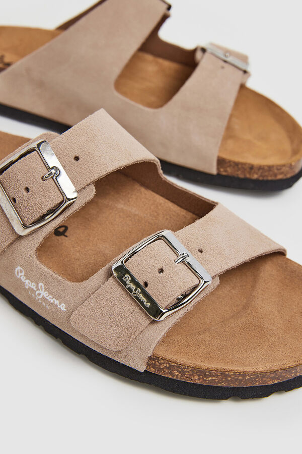 Springfield Suede Sandals | Pepe Jeans arena