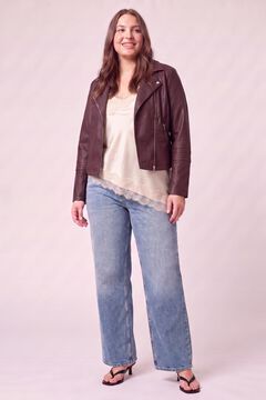 Only Carmakoma Chaqueta biker talla grande