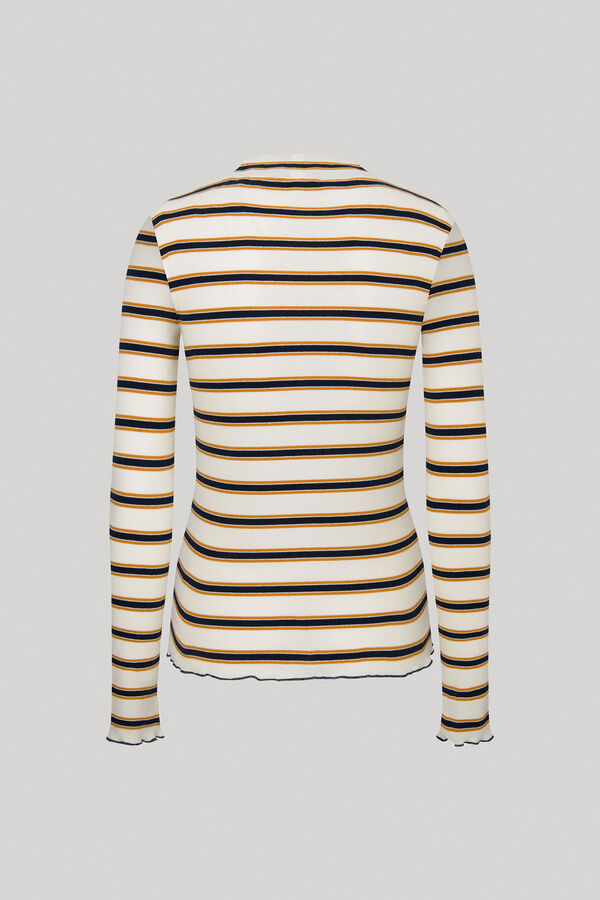 Springfield Long-sleeved striped T-shirt natural
