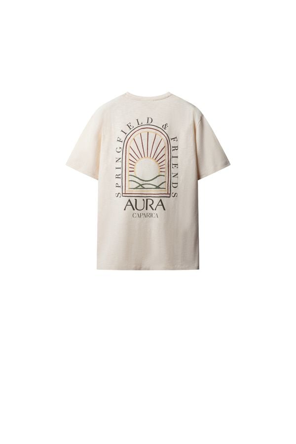 Springfield Aura & Friends Chiringuito T-shirt white
