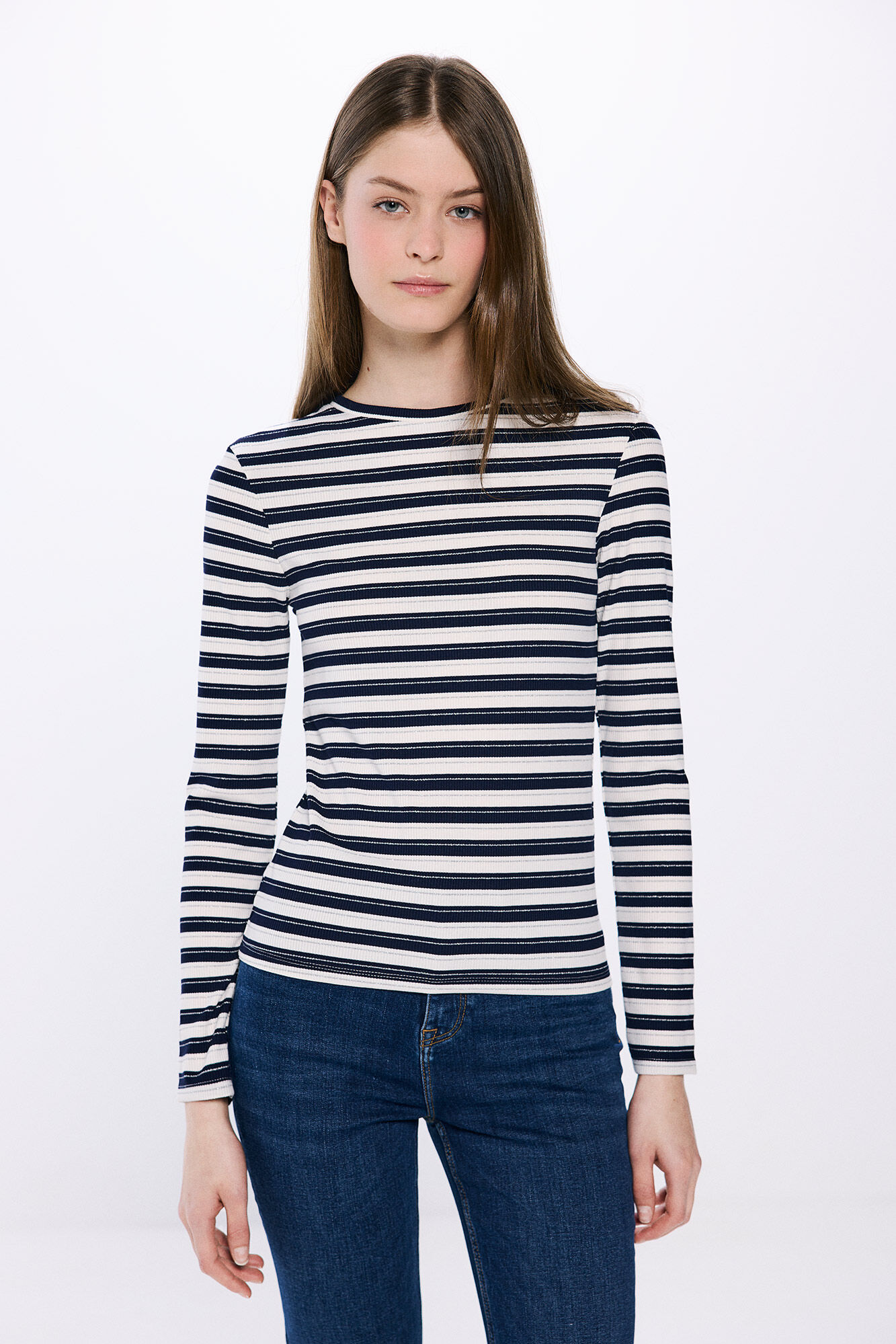 Springfield Prugasta majica sa lureksom