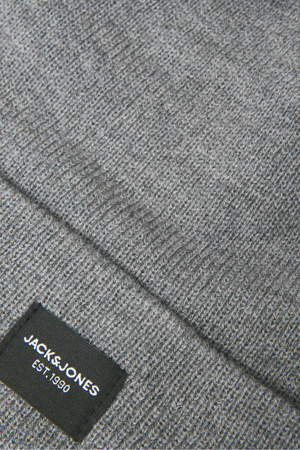 Jack & Jones Beanie and scarf set grey