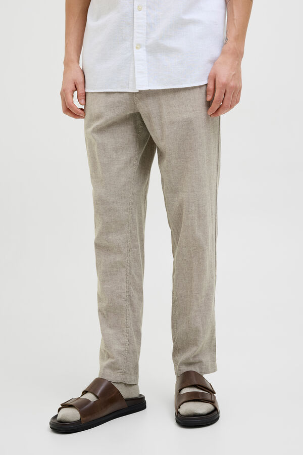 Jack & Jones Pantal&oacute;n carrot fit gris