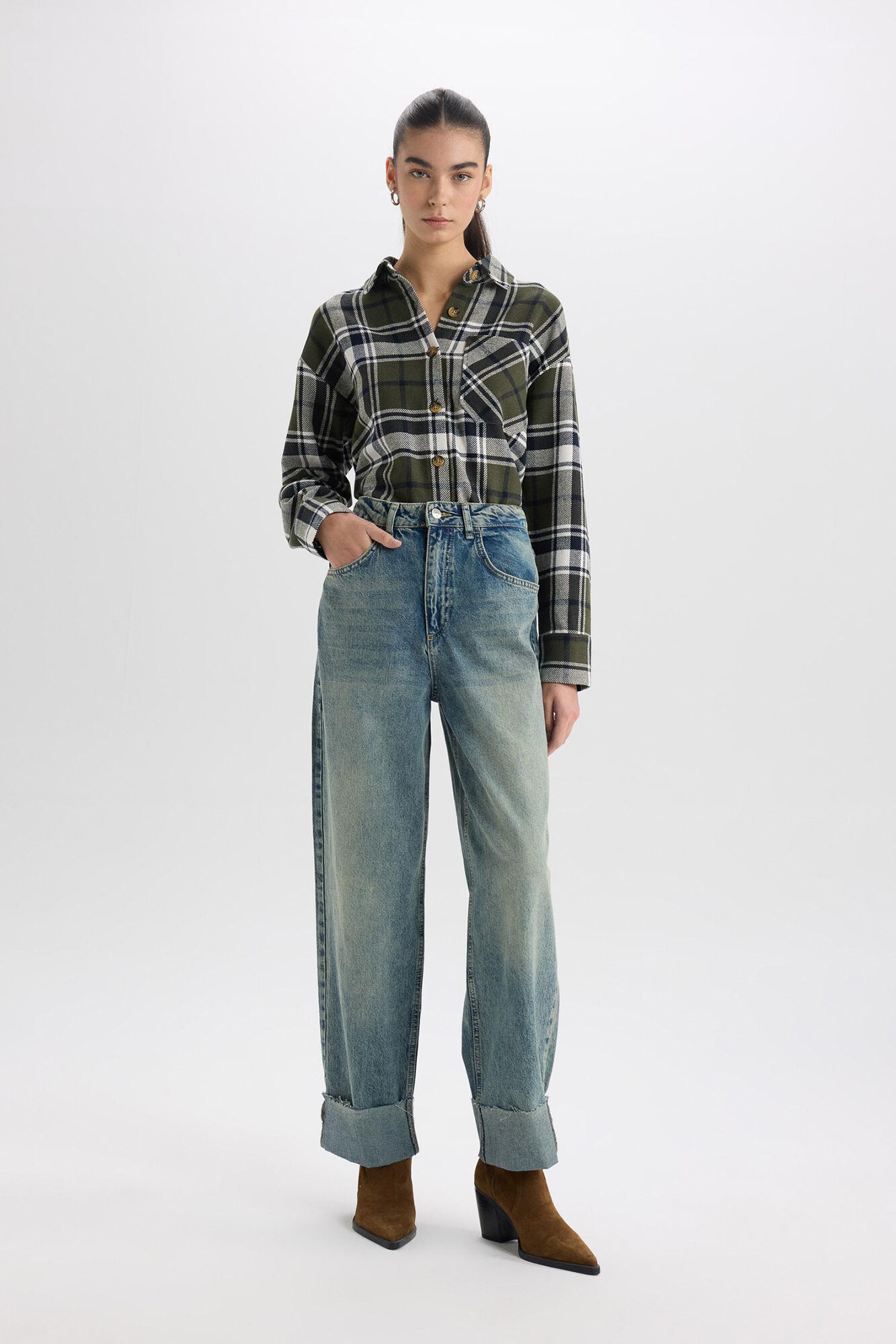 DeFacto Sobrecamisa retro