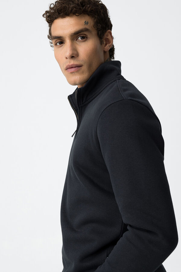 Tiffosi Sudadera con Cremallera azul