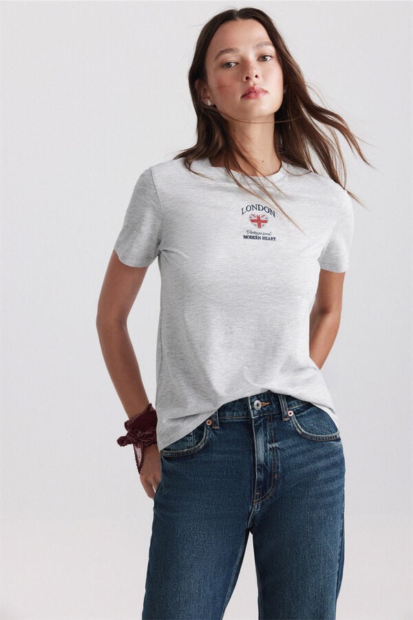 Springfield England short sleeve T-shirt grey