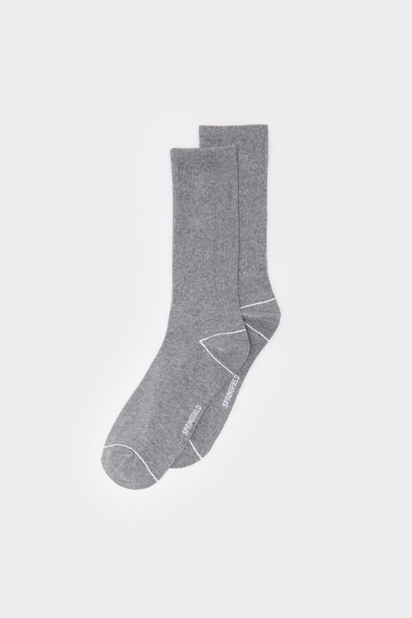 Springfield Essential ribbed socks grey