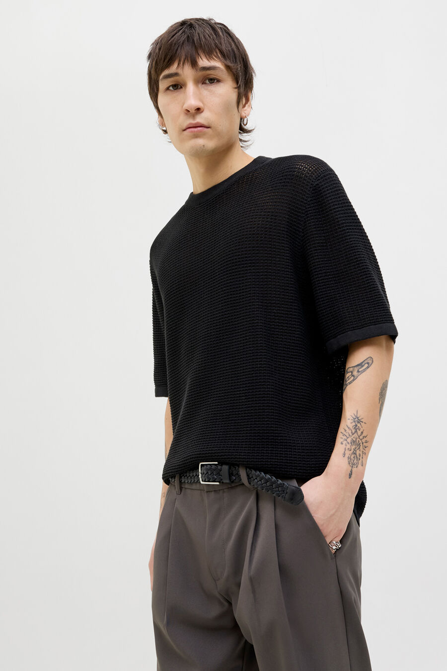 Camiseta de punto relaxed fit
